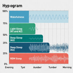 sleep cycle stages deep sleep REM diagram