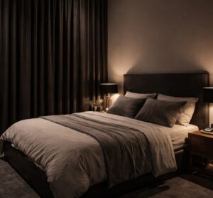 Improve sleep quality naturally at home with a cozy bedroom and restful environment