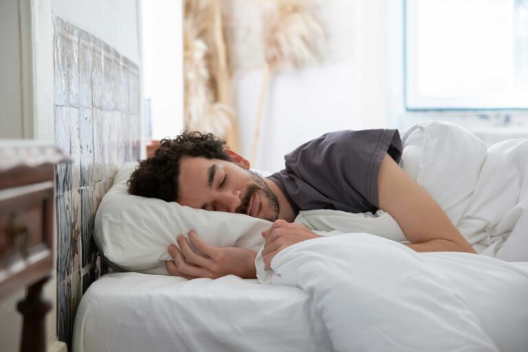 Improve sleep quality naturally at home with a cozy bedroom and restful environment