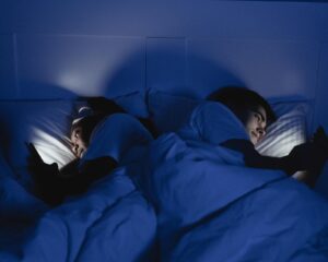 blue light from phone affecting sleep quality