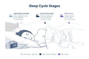 sleep cycle stages diagram
