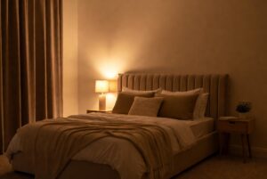comfortable bedroom setup for better sleep environment at night