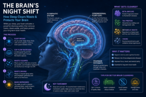 glymphatic system cleaning the brain during sleep