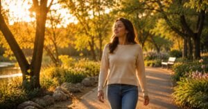 exercise helping reduce stress and improve sleep quality