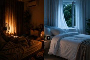 Hot Bedroom vs Cool Bedroom for Better Sleep Sleeping in a cool bedroom supports deeper, more restorative sleep.